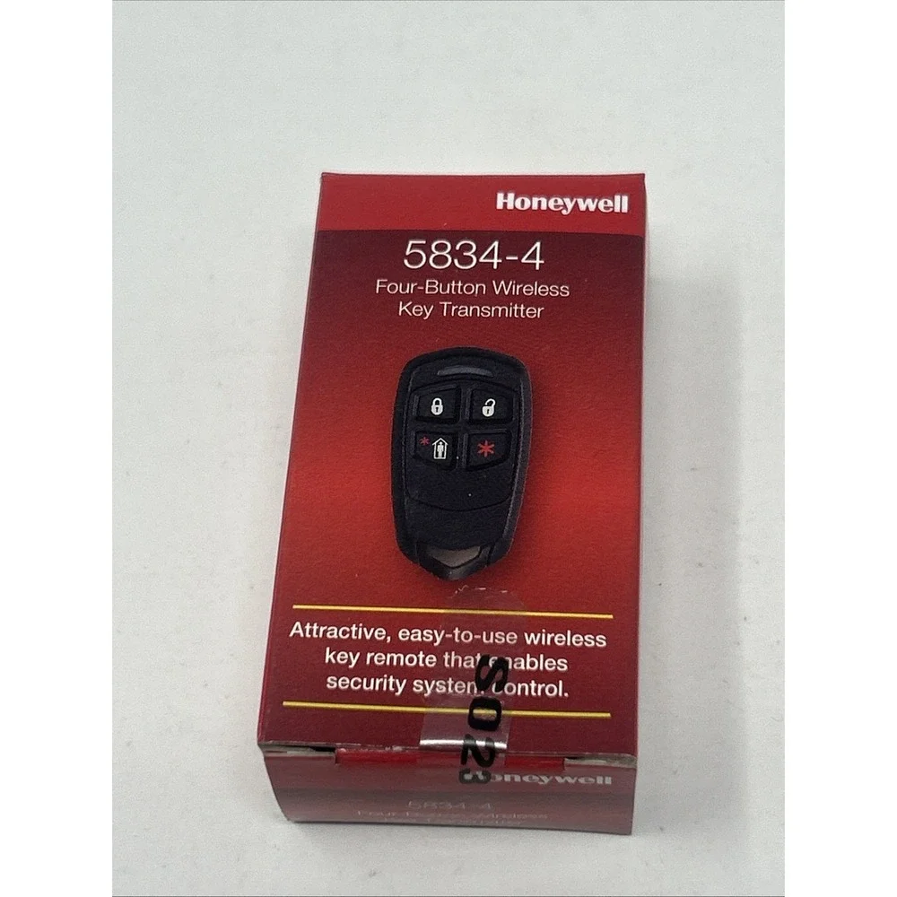 NEW Sealed Honeywell 5834-4 Four-Button Wireless Key Transmitter/FOB